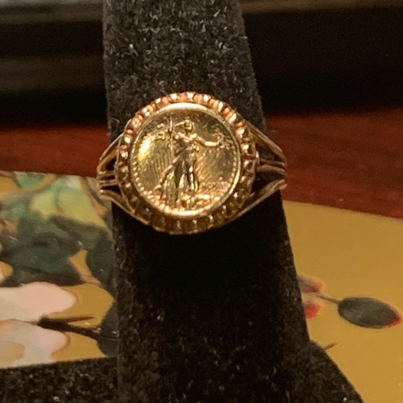Source Unknown Jewelry - 14k Gold Pinky Ring size 3
